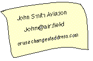 John's business card